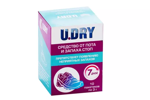 Дезодорант д/ног У-драй, 10 шт, пакет