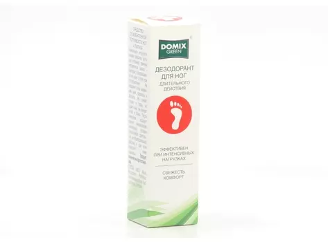 Дезодорант DOMIX GREEN PROFESSIONAL д/санобработки ступней ног, 150 мл