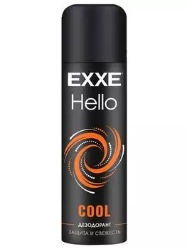 Дезодорант EXXE Hello мужской аэрозоль cool, 150 мл