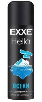 Дезодорант EXXE Hello мужской аэрозоль Ocean, 150 мл