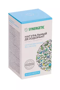 Дезодорант SYNERGETIC натурал б/запаха, 50 мл