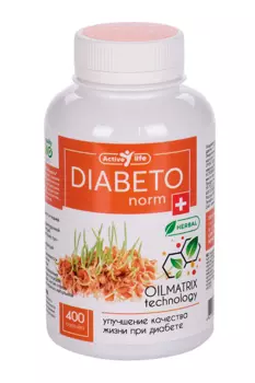 DIABETOnorm Active life, 400 шт, капсулы