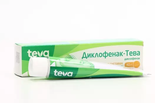 Диклофенак-Тева 1%, 40 г, гель для наружного применения