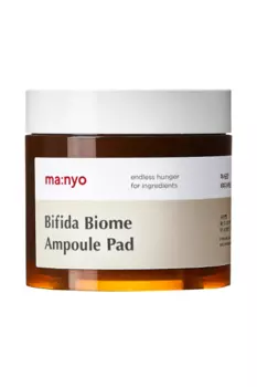 Диски для лица с пробиотиками ma:nyo “Bifida Biome Ampoule Pad”, 150ml