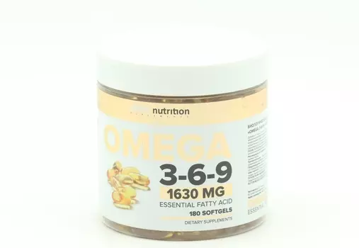 Добавка aTech Nutrition Omega 3-6-9, 180 шт, капсулы