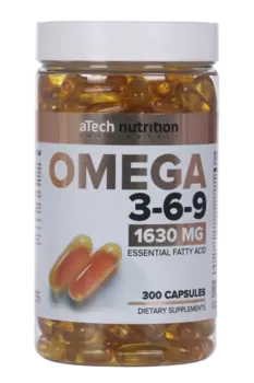 Добавка aTech Nutrition Omega 3-6-9, 300 шт, капсулы