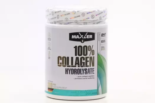 Добавка MAXLER collagen hydrolysate 100% unflavored, 300 г