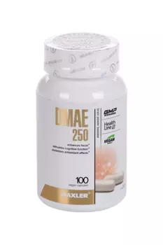 Добавка MAXLER DMAE д/стрессоустойчивости, 100 шт, капсулы
