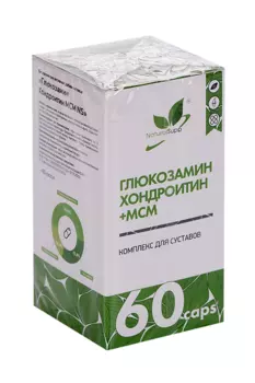 Добавка Naturalsupp Глюкозамин Хондроитин МСМ, 60 шт, капсулы