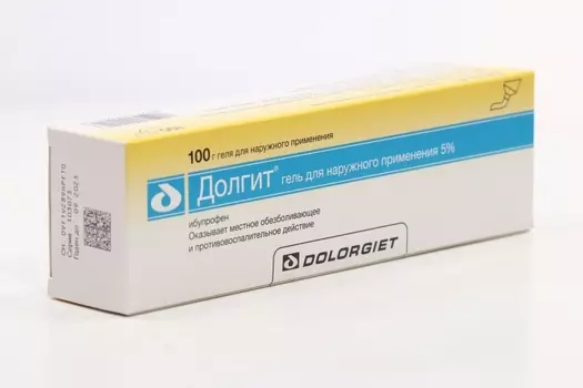 Долгит 5%, 100 г, гель