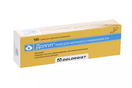Долгит 5%, 100 г, крем
