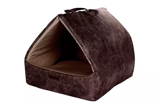 Домик Догмода шале биг для животных средних пород коричн