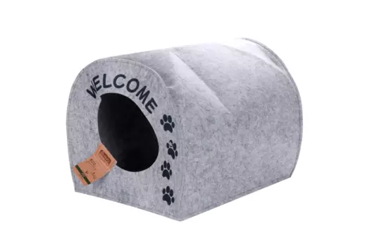 Домик Eva д/животных будка welcome войлок 33х33х45 см