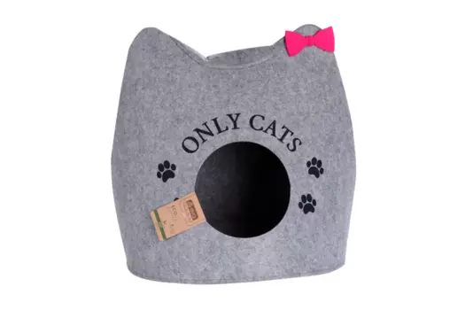 Домик Eva д/животных ушастик only cats войлок 46х46х43 см