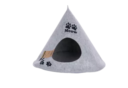 Домик Eva д/животных вигвам meow войлок 53х41х53 см