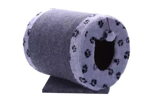 Домик-когтеточка Чистый котик №19 бочонок на подставке 33х40 см