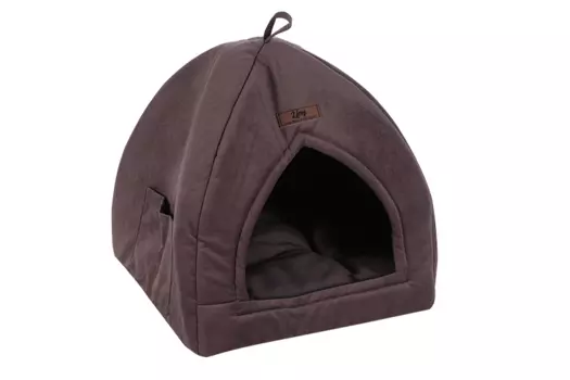 Домик-лежанка Lion Альмонд с карманами LM-00200-1 черный (42х42х45см)