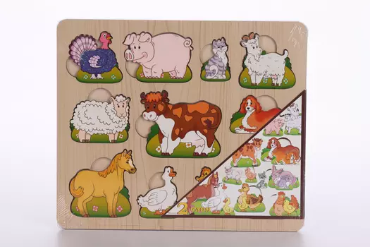 Доска Нескучные игры Чей малыш развивающая