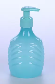 Дозатор д/жидкого мыла Волны 7,8х7,8х15,5 цвет МИКС