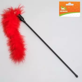 Дразнилка пуховая "Хвостик", микс цветов