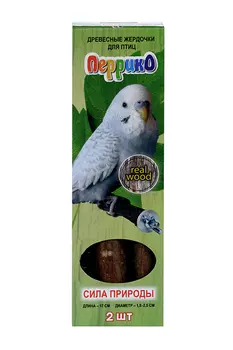 Древесные жердочки RIGERHAUS д/птиц сила природы длина 17 см диаметр 1,8-2,5 см коробка 2 шт