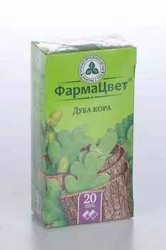 Дуба кора ФармаЦвет, 1,5 г, 20 шт, фильтр-пакет