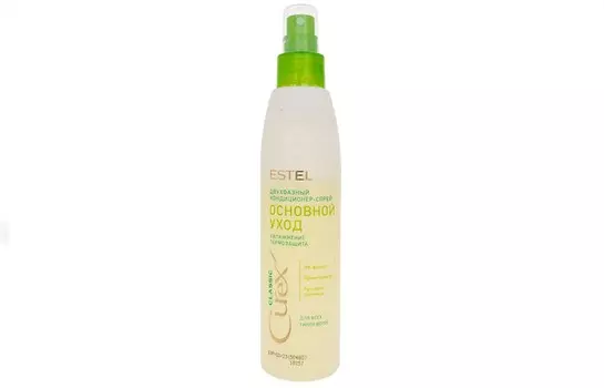 Двухфазный кондиционер-спрей Estel основной уход д/всех типов волос увлажнение и термозащита, 200 мл