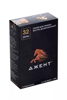 Джент 12.5 мг/доза, 5 мл, спрей для приема внутрь дозированный