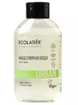 Ecolatier URBAN Мицеллярная вода для снятия макияжа чай матча & бамбук , 400мл