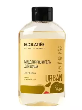 Ecolatier URBAN Мицеллярный гель для душа кактус & зеленый чай, 600мл