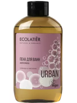Ecolatier URBAN Пена для ванн лаванда & нектарин,600мл