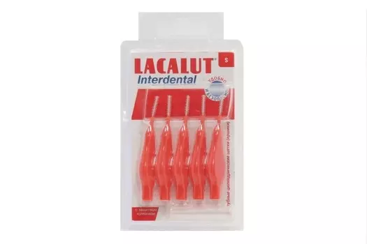 Ершик Лакалут Интердентал межзубный S, 5 шт, (2,4мм)