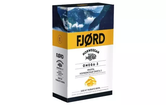 Фьорд Норвежская Омега-3, 60 шт, капсулы 17663