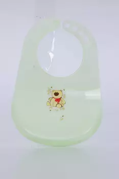 Фартук нагрудник Канпол бэбис пластиковый зеленый