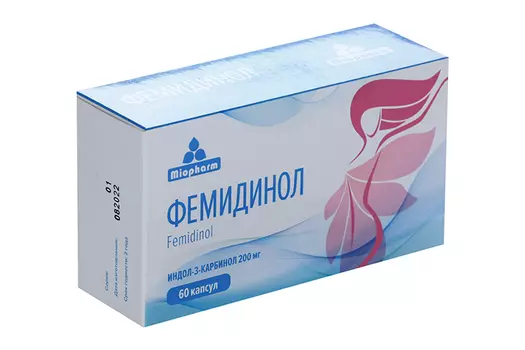Фемидинол, 400 мг, 60 шт, капсулы
