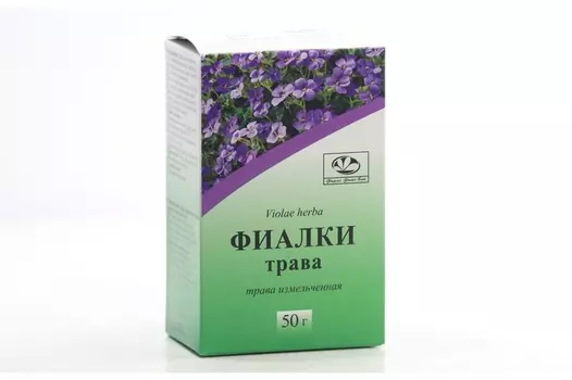 Фиалки трава, 50 г, трава измельченная Фито-бот