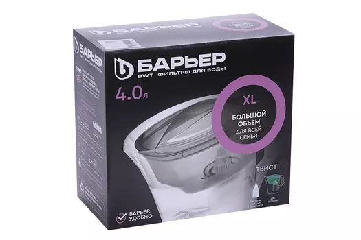 Фильтр д/воды Барьер-Твист зеленый, 4 л