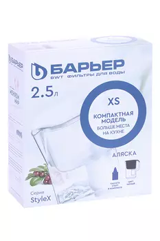 Фильтр Кувшин Барьер Стайл XS Аляска черный 2,5 л