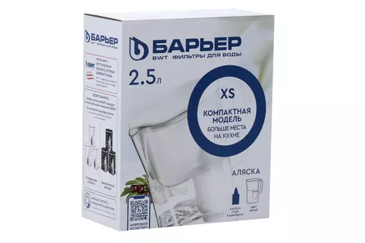 Фильтр-кувшин д/очистки воды Барьер аляска белый 2,5 л