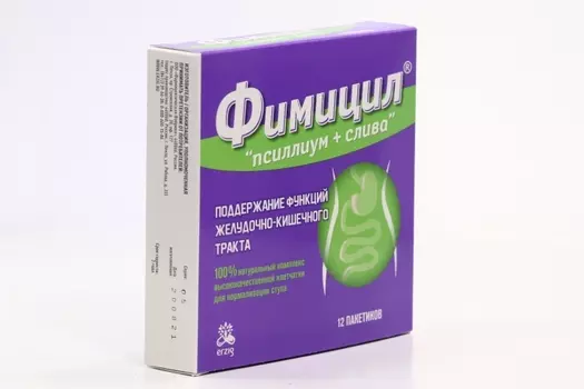 Фимицил Псиллиум/слива 5 г, 12 шт, пакет-саше