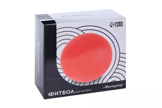 Фитбол ONLITOP d=75 см 1 кг антивзрыв цвет серый