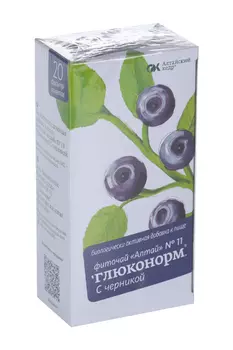 Фиточай Алтай №11 глюконорм, 2 г, 20 шт, ф/п