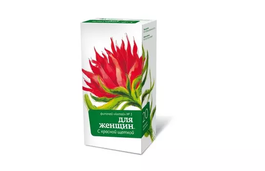Фиточай Алтай №1 д/женщин с красной щеткой, 2 г, 30 шт