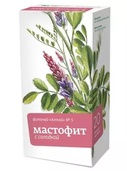 Фиточай Алтай №5 мастофит с солодкой, 2 г, 20 шт