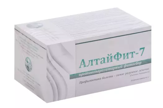 Фиточай Алтайфит-7 противопаразитарный, 20 шт, ф/п