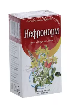 Фиточай Байкальский №19 Нефронорм, 1,5 г, 20 шт, ф/п