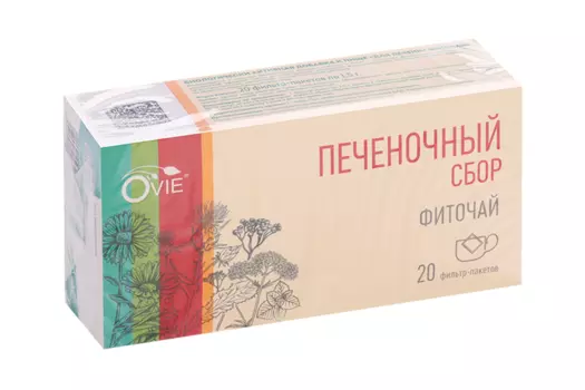 Фиточай Ovie печеночный, 20 шт, сбор