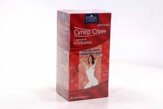 Фиточай Супер Слим с ароматом клубники, 2 г, 30 шт