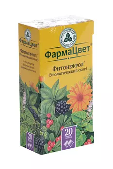 Фитонефрол (Урологический сбор) ФармаЦвет, 2 г, 20 шт, сбор растительный-порошок