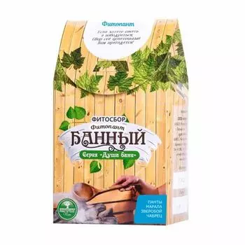 Фитосбор Алфит Плюс Банный Душа бани/ФитоПант с пантами марала, 80 г